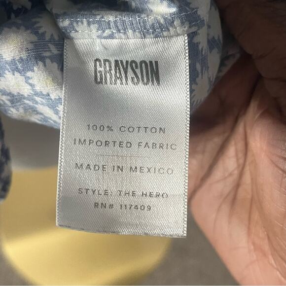 Anthropologie Grayson The Hero Daisies Buttondown Cotton Womens Size 02 (S) - Picture 11 of 12